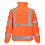 back view of Portwest Hi-Vis Classic Softshell (3L) orange