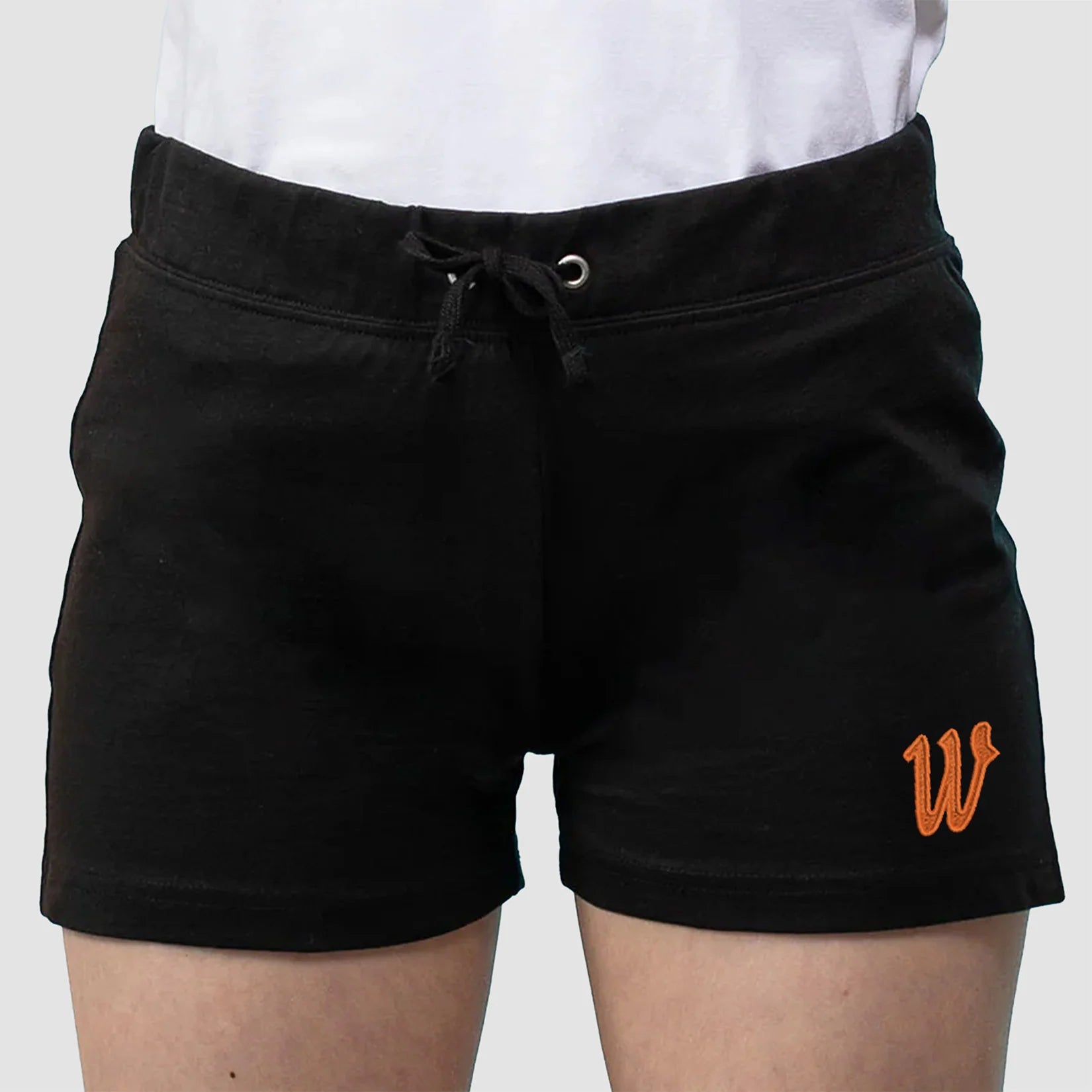 Model wearing the Winsford ASC Cropped Shorts – Junior (Girls)