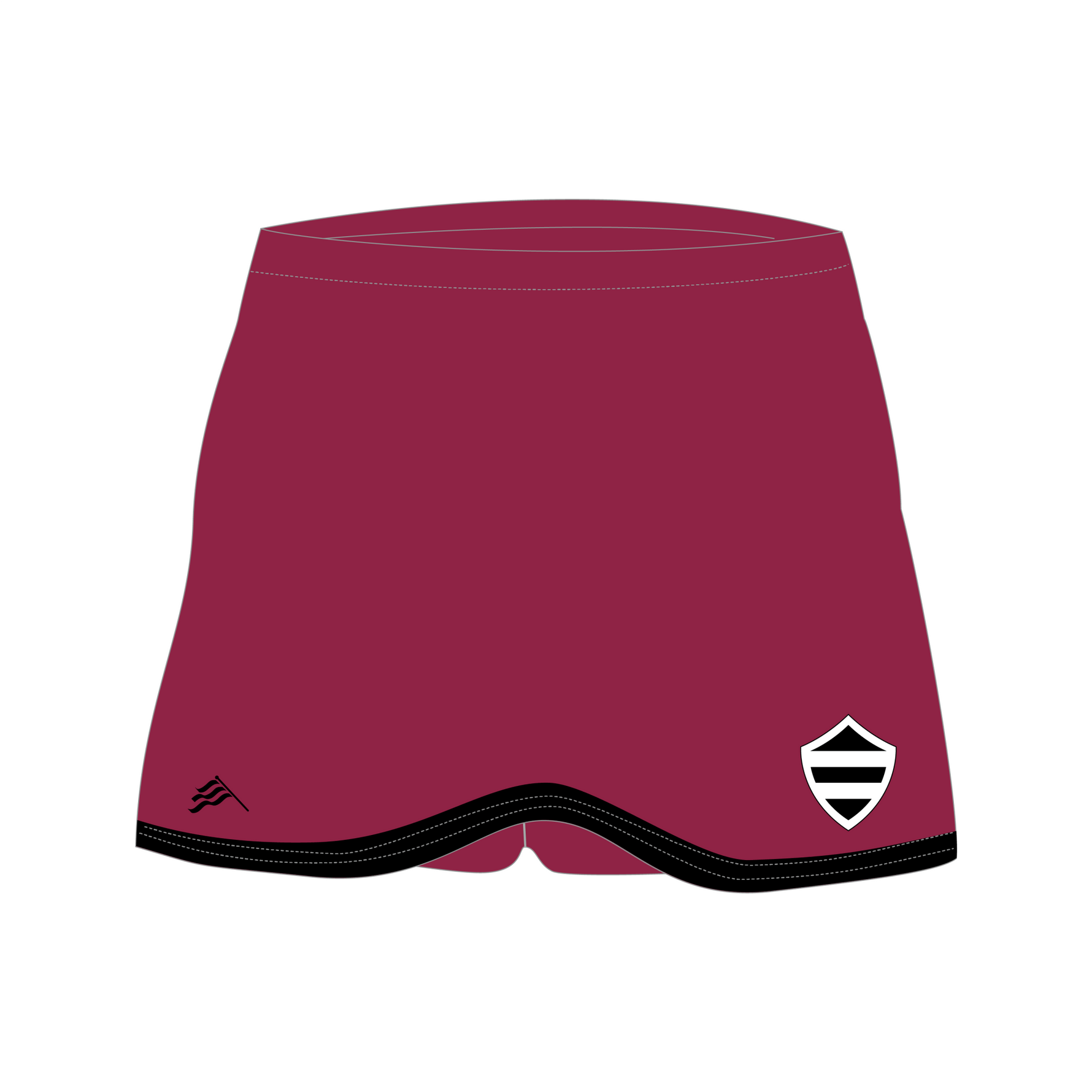 Sublimated Netball Skort Style 3 - Buccaneer Group