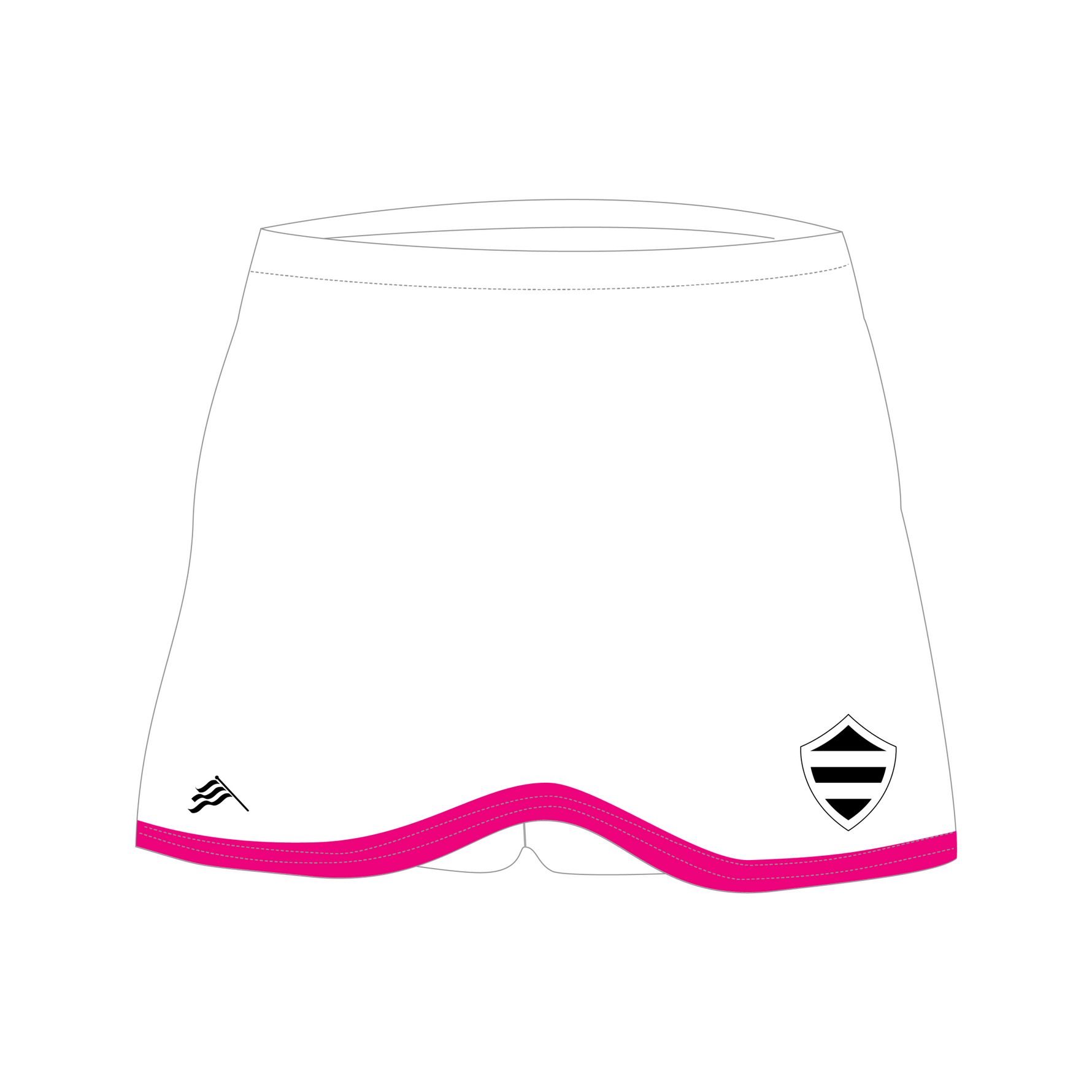 Sublimated Netball Skort Style 4 - Buccaneer Group