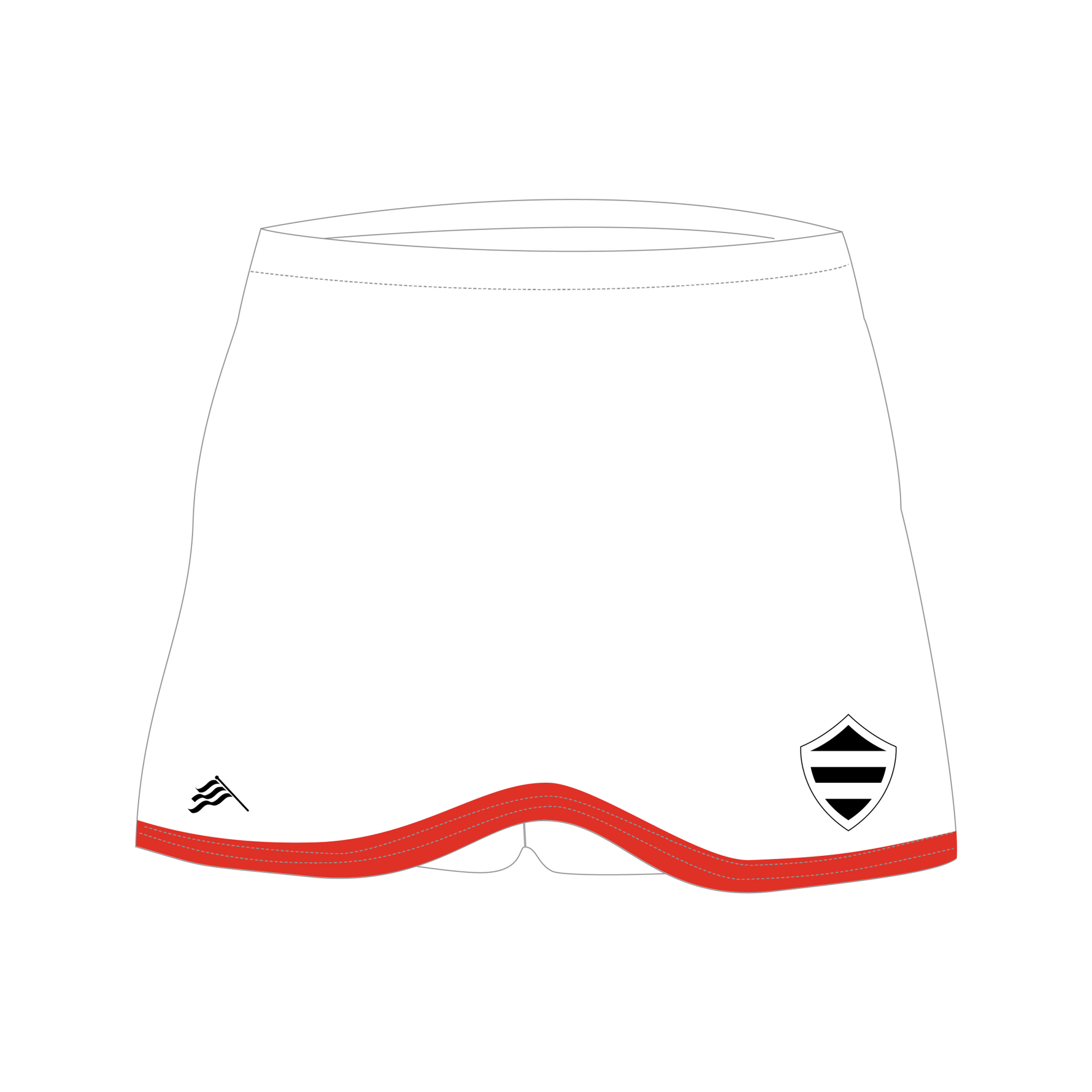 Sublimated Netball Skort Style 4 - Buccaneer Group