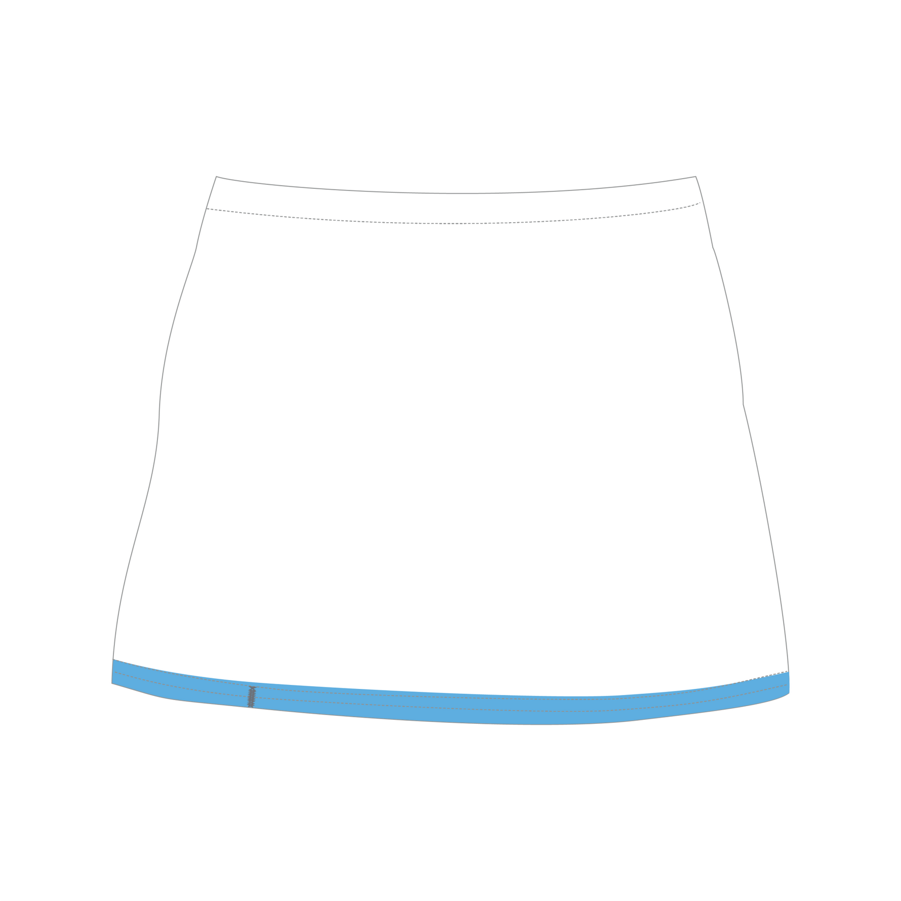 Sublimated Netball Skort Style 4 - Buccaneer Group