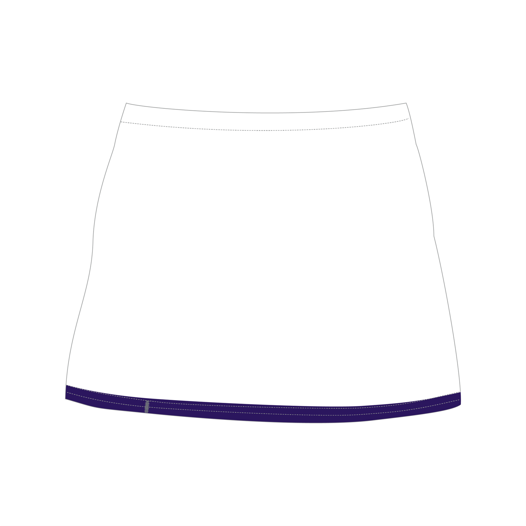 Sublimated Netball Skort Style 4 - Buccaneer Group