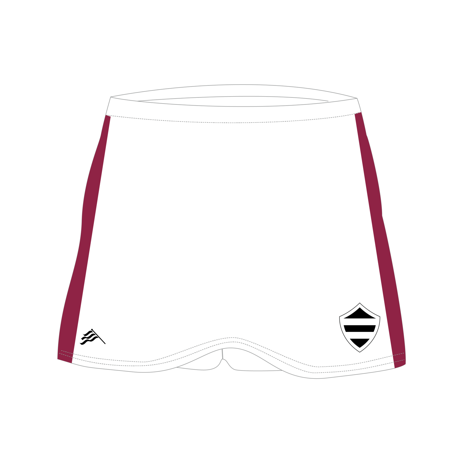 Sublimated Netball Skort Style 7 - Buccaneer Group