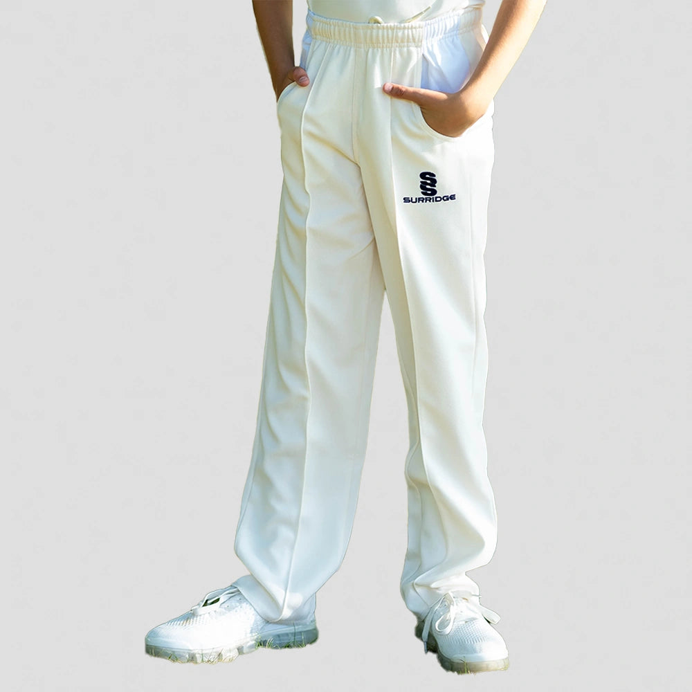 junior model wearing Stuart Surridge Pro Trousers - Juniors