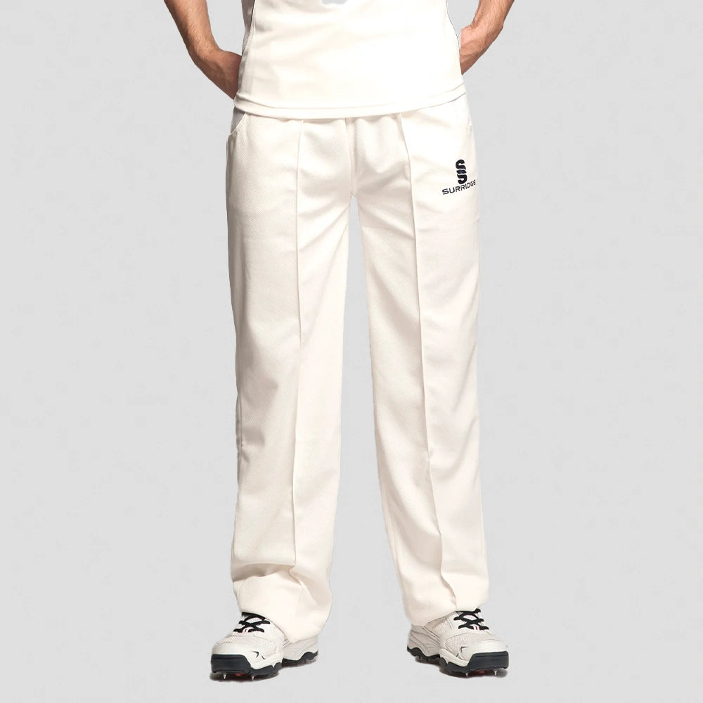 model wearing Stuart Surridge Pro Trousers