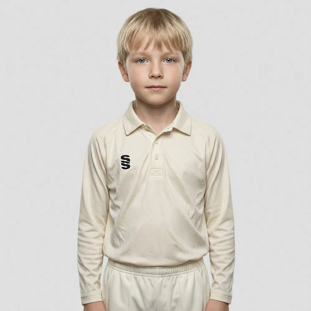 Stuart Surridge Fuse Long Sleeve Cricket Shirt - Juniors