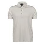 Pima Cotton Interlock Polo Shirt cement front