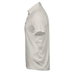 Pima Cotton Interlock Polo Shirt cement side view