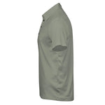 Pima Cotton Interlock Polo Shirt sage side view