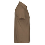 Pima Cotton Interlock Polo Shirt wood side