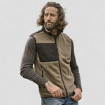 model wearing Tee Jays T9122 Mountain Fleece Bodywarmer