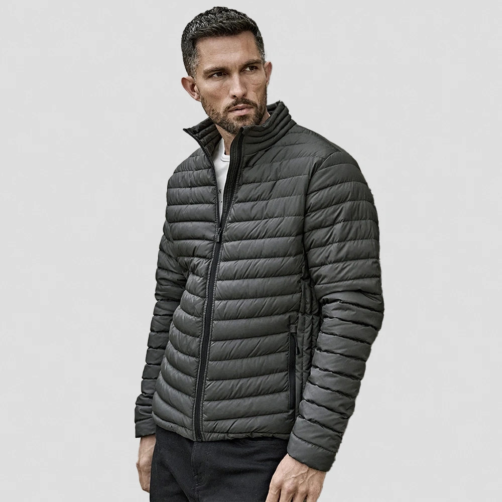 model wearing Zepelin Padded Jacket