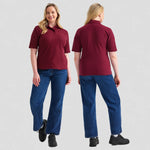 full front and back view of Ladies Classic Poloshirt UC106