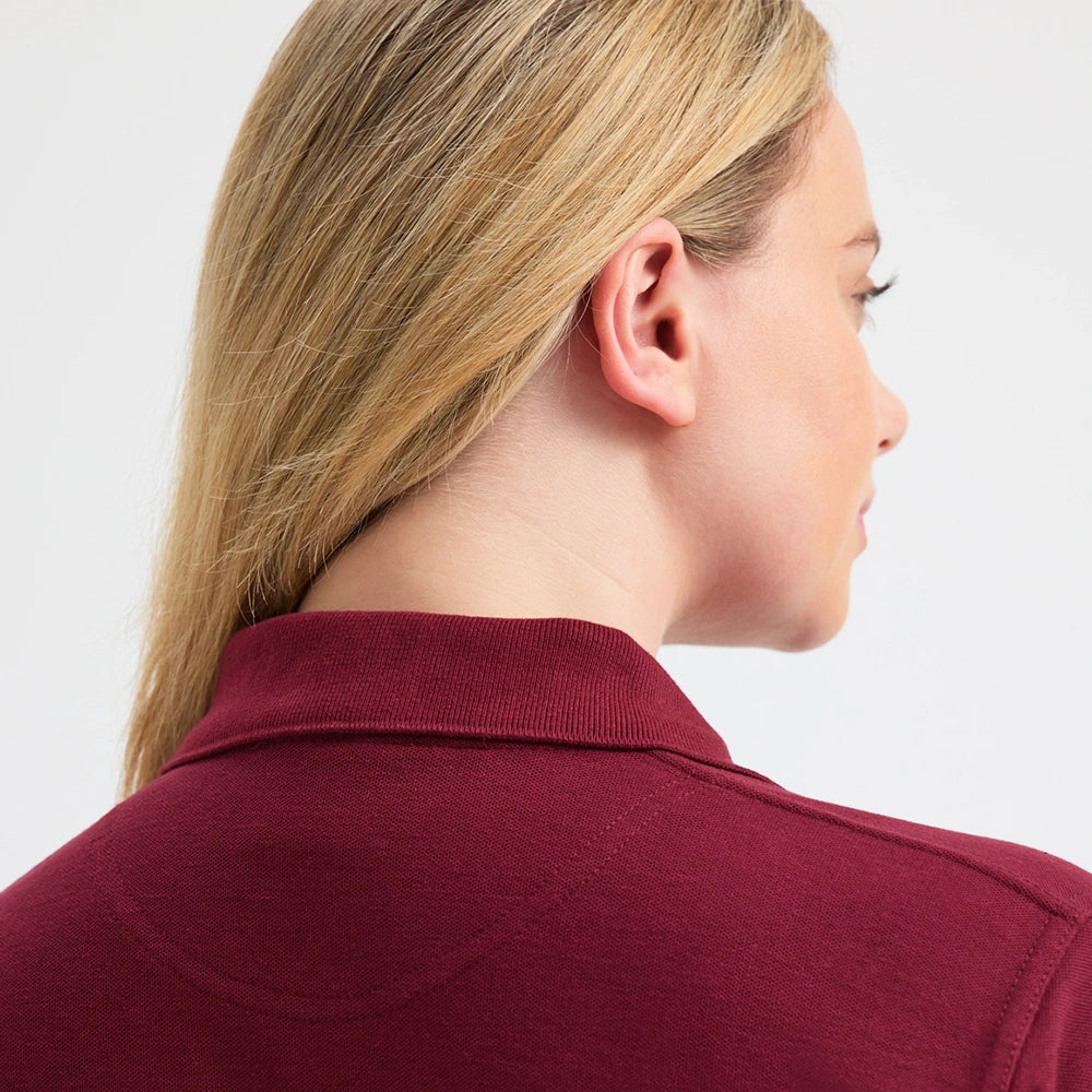 close up back view of Ladies Classic Poloshirt UC106