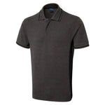 Uneek Two Tone Polo Shirt UC117 charcoal black