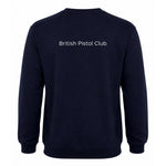 back view of British Pistol Club Classic Sweatshirt
