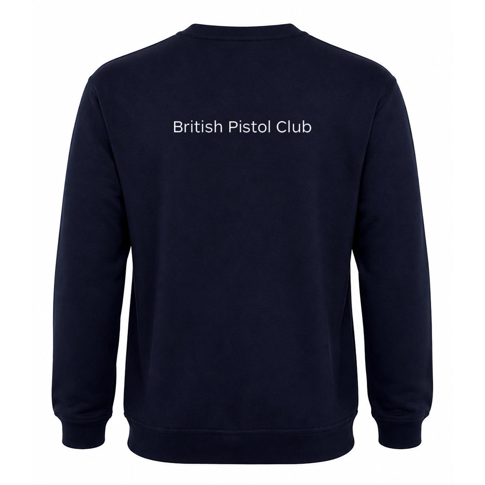 back view of British Pistol Club Classic Sweatshirt