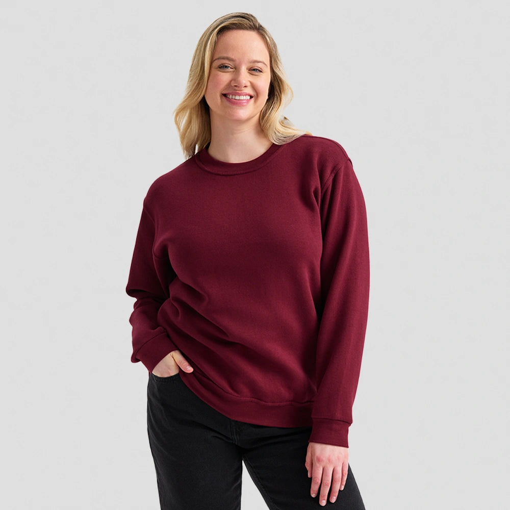 model wearing Classic Sweatshirt UC203