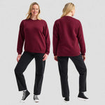 full front and back views of model wearing Classic Sweatshirt UC203