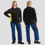 full front and back view of Two Tone Crew New Sweatshirt UC217