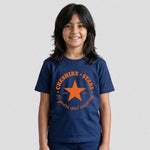 model wearing Cheshire Stars Retro T-Shirt - Junior