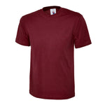 Classic T-shirt (Red, Orange, Yellow) UC301 maroon