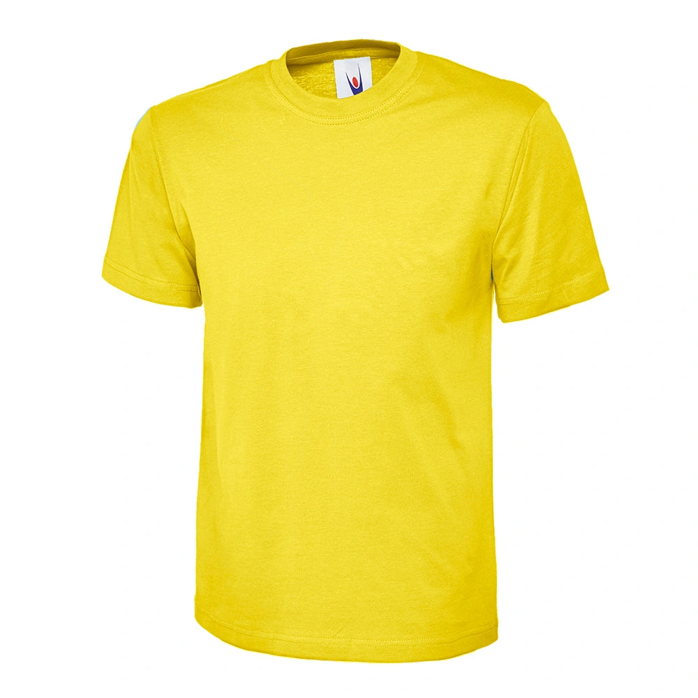 Classic T-shirt (Red, Orange, Yellow) UC301 yellow