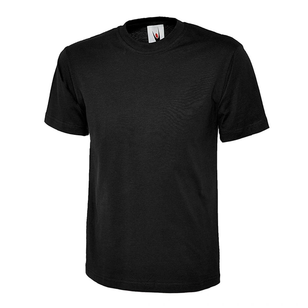 black Uneek Heavyweight T-Shirt UC302