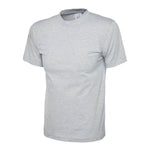 heather grey Uneek Heavyweight T-Shirt UC302
