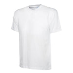 white Uneek Heavyweight T-Shirt UC302