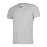 Uneek Classic V Neck T-shirt UC317 heather grey
