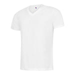 Uneek Classic V Neck T-shirt UC317 white