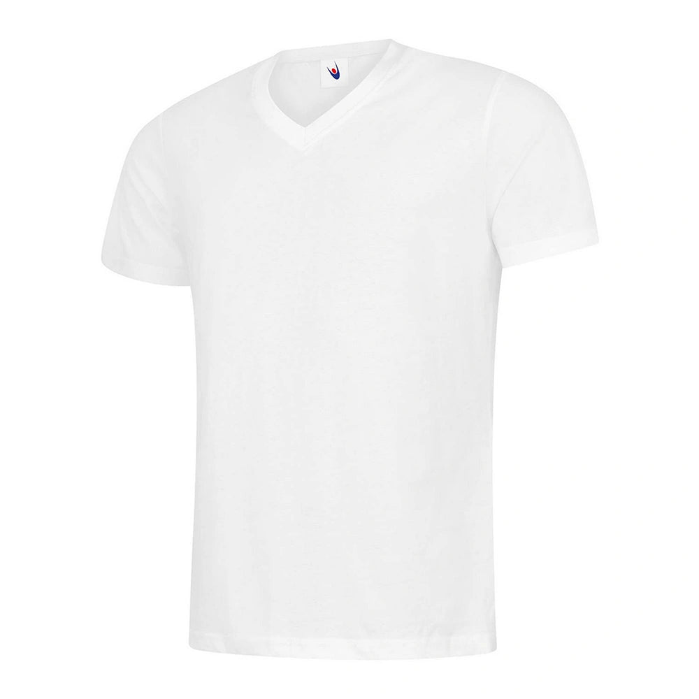 Uneek Classic V Neck T-shirt UC317 white
