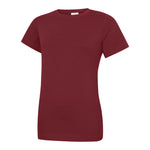 Uneek Ladies Classic T-Shirt UC318 maroon