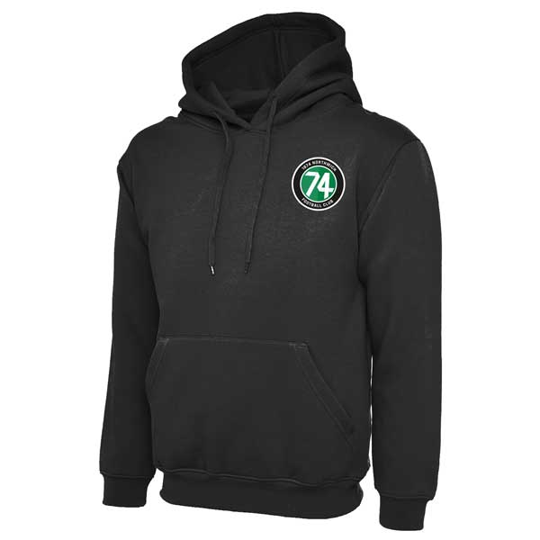 1874 Northwich JFC Supporters Hoodie - Adult black