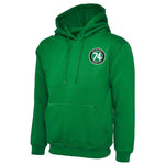 1874 Northwich JFC Supporters Hoodie - Adult kelly green