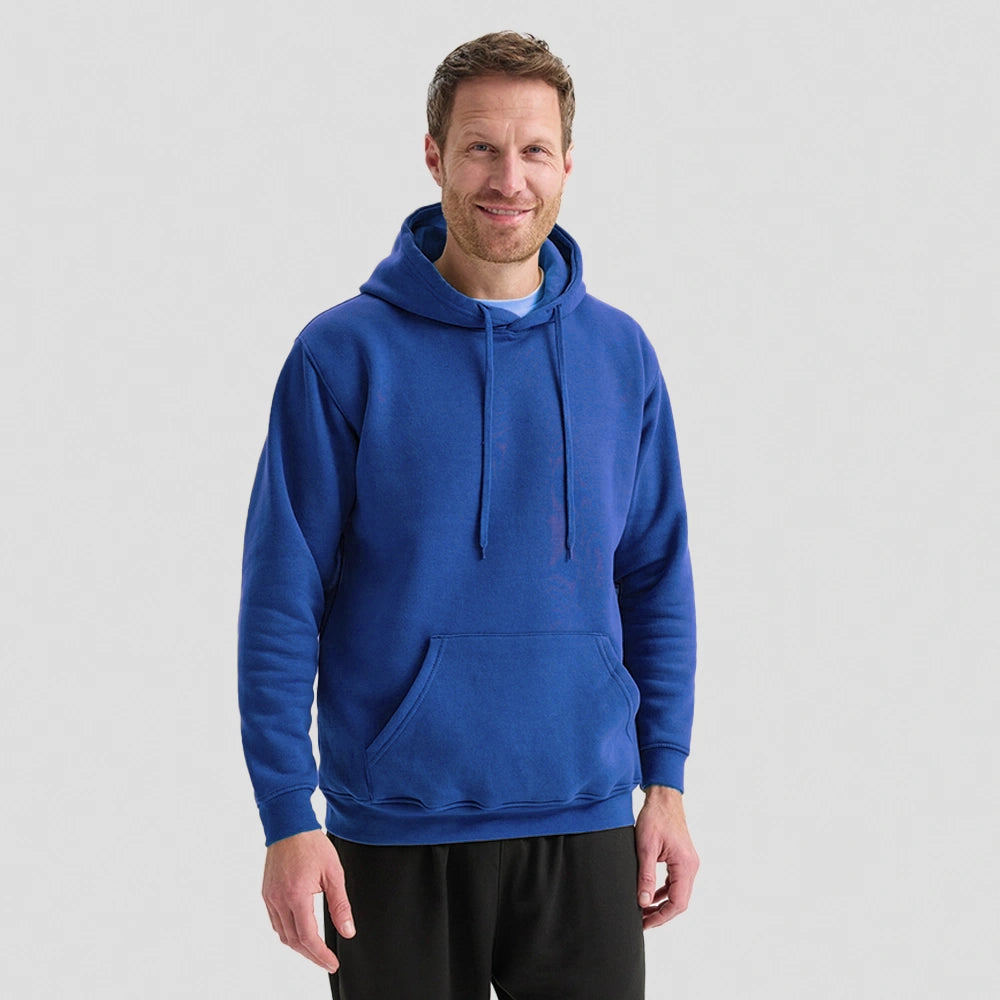 Classic Hooded Sweatshirt (Green, Blue) UC502 in royal blue