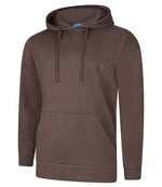 Brown deluxe hooded sweatshirt uc509