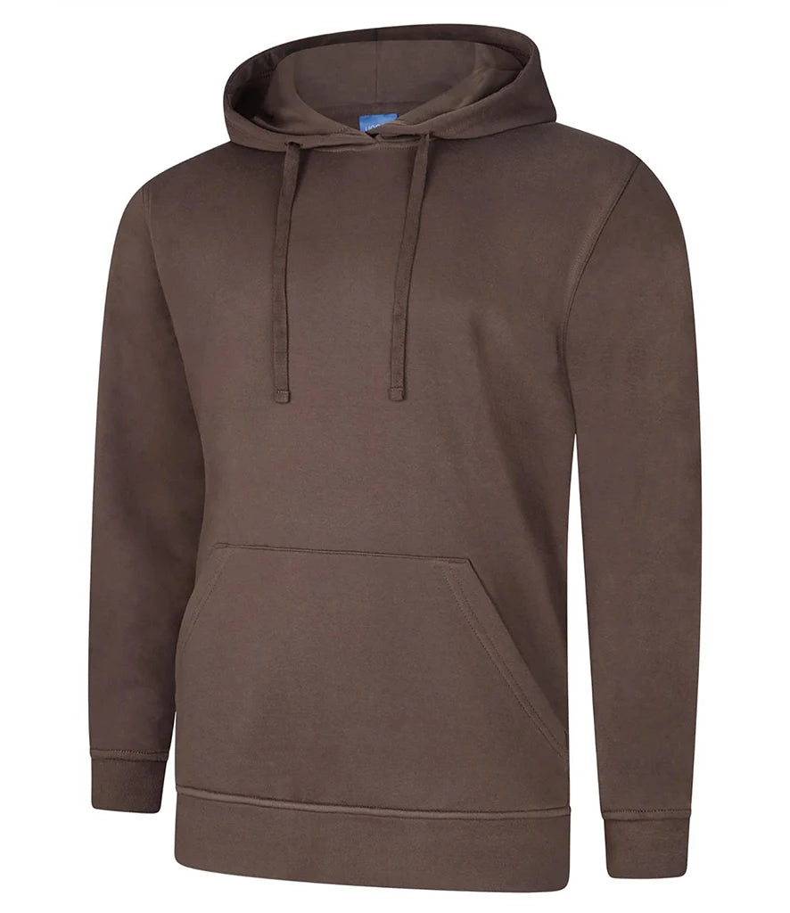 Brown deluxe hooded sweatshirt uc509