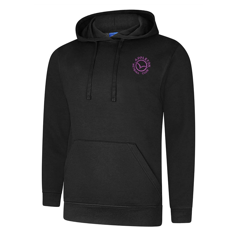 front view of Appleton Netball Club Coaches Hoodie