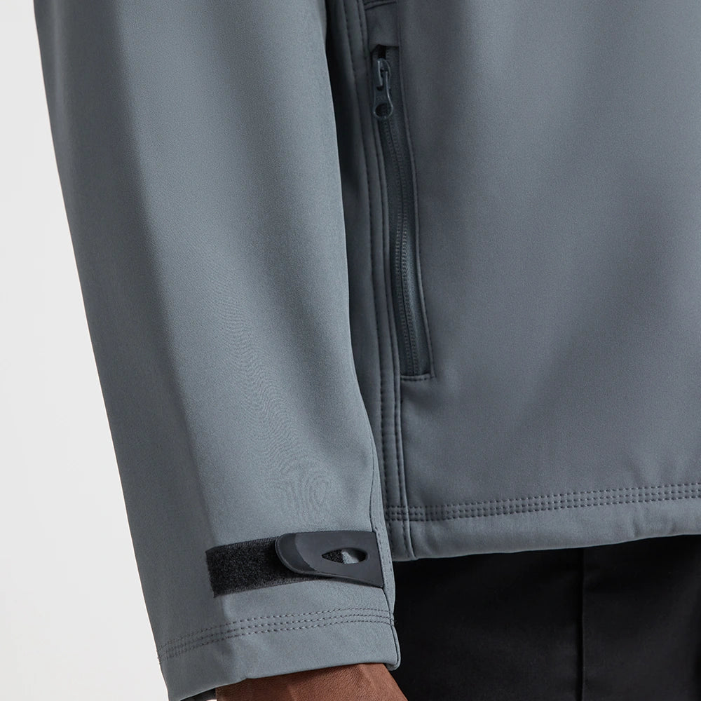 close up sleeve detail on Deluxe Full Zip Soft Shell Jacket UC611