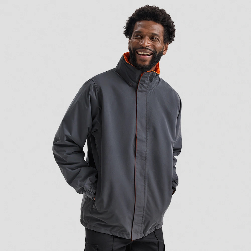 model wearing Deluxe Outdoor Jacket UC621