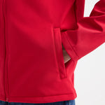 close up pocket on The UX Printable Soft Shell Jacket UX10