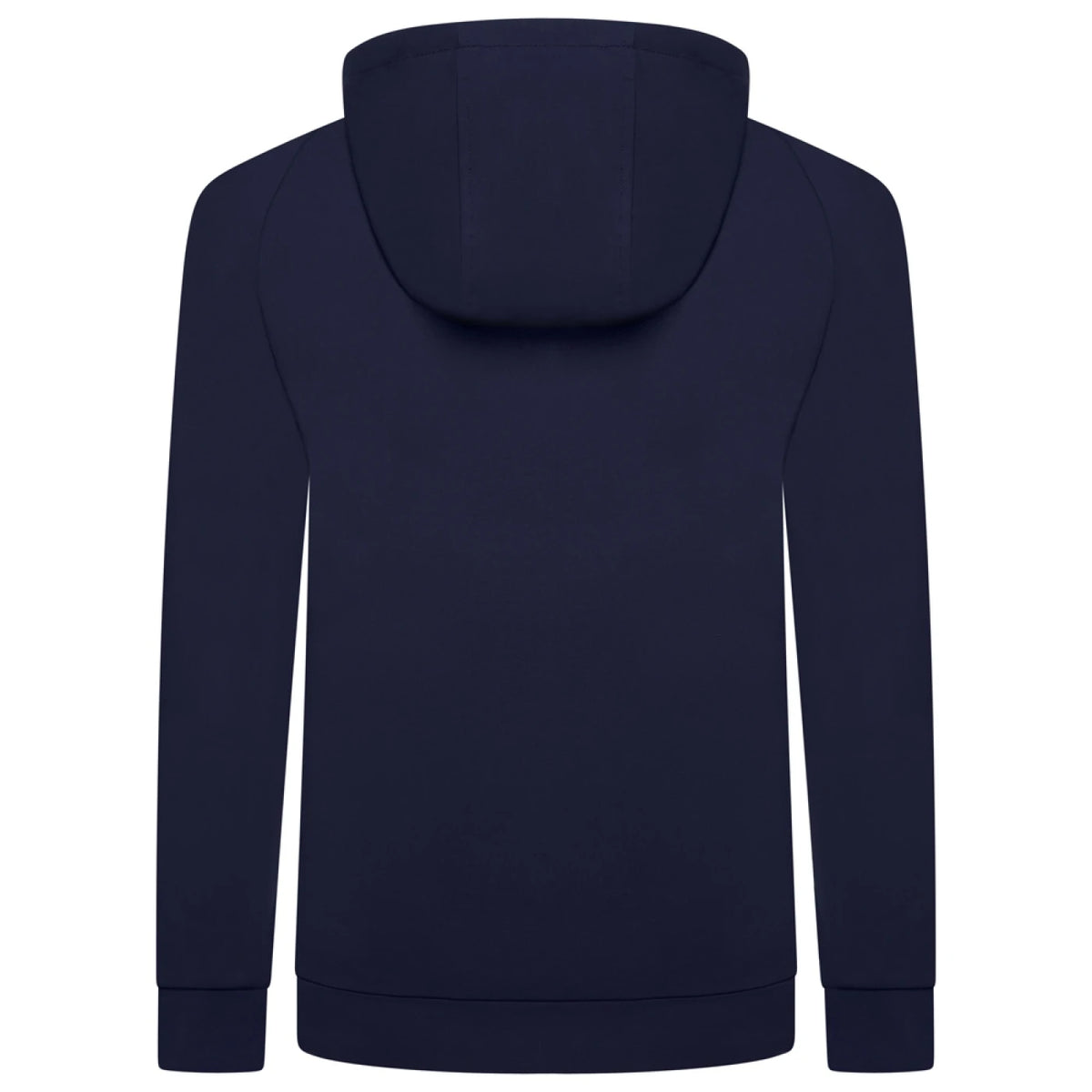 Rear view of the Surridge Sport VOLT Hoodie in Navy.
