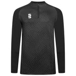 Men's Volt 1/4 Zip Performance Top in Black.