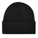 Rear view of Winsford ASC Cuffed Beanie (Black) BB45