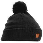 Winsford ASC Cuffed Bobble Beanie (Black)