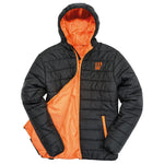 Winsford ASC Padded Jacket – Adults in Black/Orange RS233M