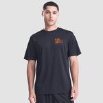Model wearing the Winsford ASC Team T-Shirt – Adult (Black) JC001